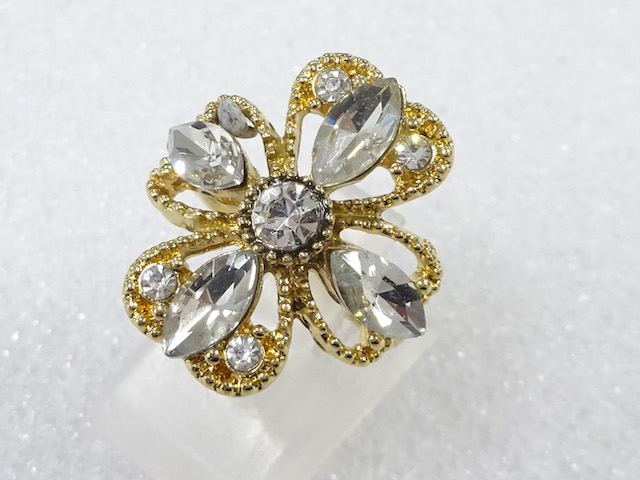 CRYSTAL FASHION RING / JP SIZE 9